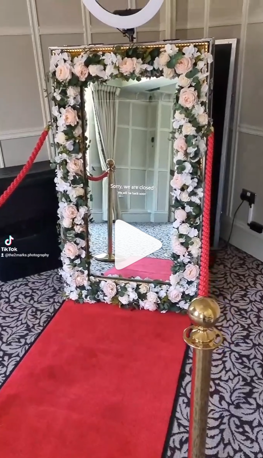 Magic Mirror Hire Weddings and corporate events